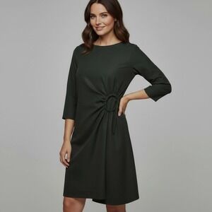 cos gathered asymmetric midi dress COS Gathered Asymmetric Midi Dress